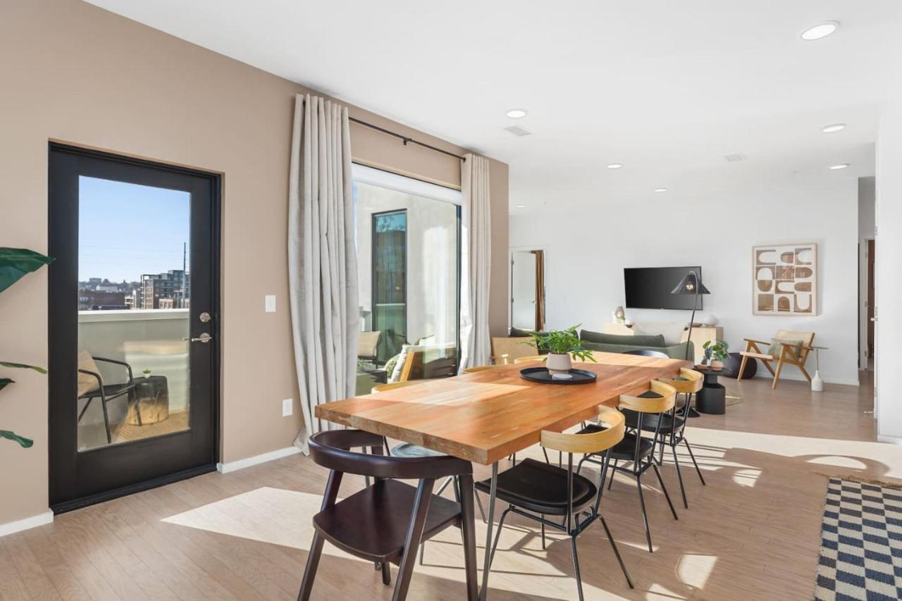 Penthouse With Patio Walk To Downtown 3 Bedrooms 5 Beds Nashville Zewnętrze zdjęcie